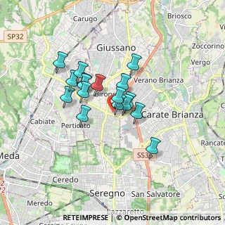 Mappa Via Pola - Località Paina, 20833 Giussano MB, Italia (1.22471)