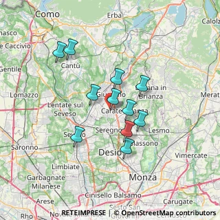 Mappa Via Pola - Località Paina, 20833 Giussano MB, Italia (5.68727)