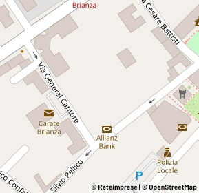 Mappa Via silvio pellico, 20841 Carate Brianza MB, Italia (0.07083)