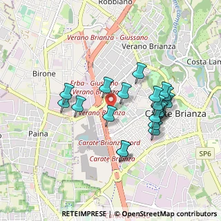 Mappa Via F. Petrarca, 20843 Verano Brianza MB, Italia (0.82)