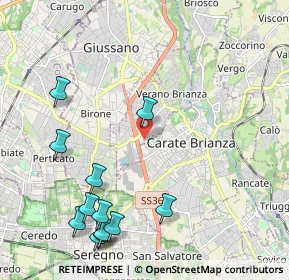 Mappa Via F. Petrarca, 20843 Verano Brianza MB, Italia (2.5875)