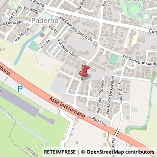 Mappa Via Paderno, 35, 24068 Seriate, Bergamo (Lombardia)