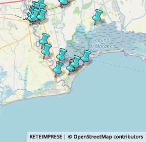 Mappa Strada Regionale, 33054 Lignano Sabbiadoro UD, Italia (9.9255)