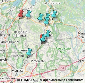 Mappa 23875 Osnago LC, Italia (6.07)