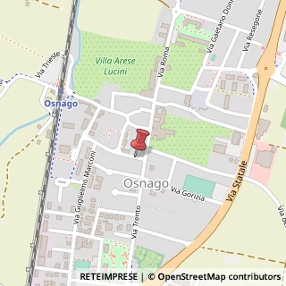 Mappa Via 4 Novembre,  4, 20124 Osnago, Lecco (Lombardia)