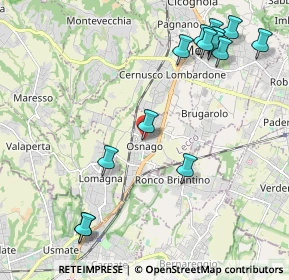 Mappa 23875 Osnago LC, Italia (2.51571)