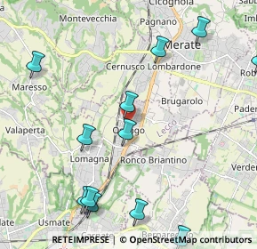 Mappa 23875 Osnago LC, Italia (2.61083)