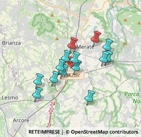 Mappa 23875 Osnago LC, Italia (2.75143)