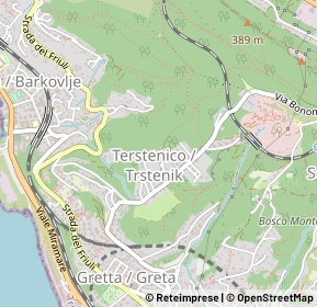 Mappa Via Terstenico, 34136 Trieste TS, Italia (0.56923)