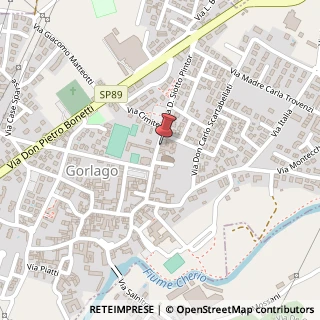 Mappa Via Vimercati Sozzi, 38, 24060 Gorlago, Bergamo (Lombardia)