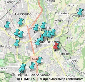 Mappa Via General Cantore, 20841 Carate Brianza MB, Italia (2.0325)