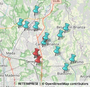 Mappa Via General Cantore, 20841 Carate Brianza MB, Italia (3.51286)
