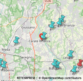 Mappa Via S. Michele Al Carso, 20841 Carate Brianza MB, Italia (6.42533)