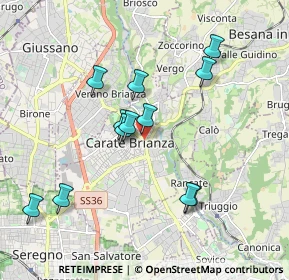 Mappa SP6, 20841 Carate Brianza MB, Italia (1.75417)