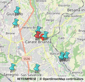 Mappa SP6, 20841 Carate Brianza MB, Italia (2.09273)