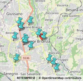 Mappa SP6, 20841 Carate Brianza MB, Italia (1.97867)