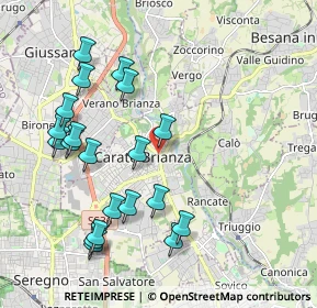 Mappa Via S. Michele Al Carso, 20841 Carate Brianza MB, Italia (2.1395)
