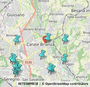 Mappa SP6, 20841 Carate Brianza MB, Italia (2.67846)