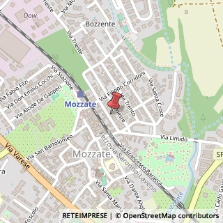Mappa Via Armando Diaz, 6, 22076 Mozzate, Como (Lombardia)