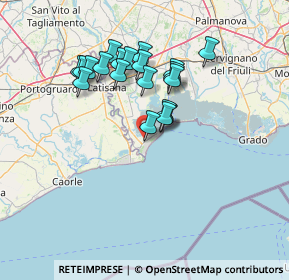 Mappa Via S. Giuliano, 33054 Lignano Sabbiadoro UD, Italia (12.233)