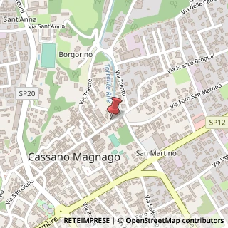 Mappa Via A. Buttafava, 17, 21012 Cassano Magnago, Varese (Lombardia)