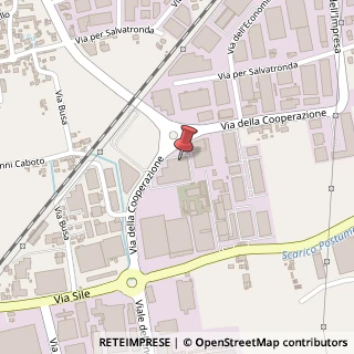 Mappa Via della Cooperazione, 8, 31033 Castelfranco Veneto, Treviso (Veneto)