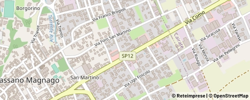 Mappa Cassano Magnago