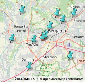 Mappa Via Luigi Galvani, 24048 Treviolo BG, Italia (4.10636)