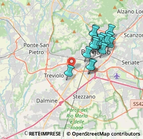 Mappa Via Luigi Galvani, 24048 Treviolo BG, Italia (3.21438)