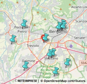 Mappa Via Luigi Galvani, 24048 Treviolo BG, Italia (4.0925)
