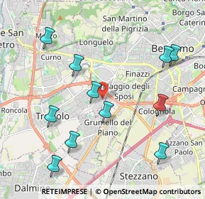 Mappa Via Luigi Galvani, 24048 Treviolo BG, Italia (2.24273)