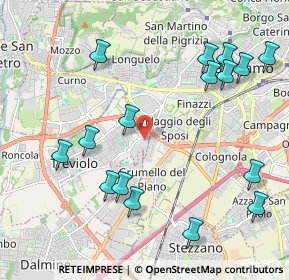 Mappa Via Luigi Galvani, 24048 Treviolo BG, Italia (2.43063)