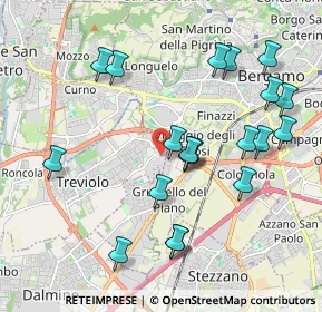 Mappa Via Luigi Galvani, 24048 Treviolo BG, Italia (2.0685)