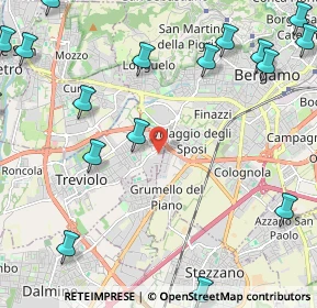 Mappa Via Luigi Galvani, 24048 Treviolo BG, Italia (3.17412)