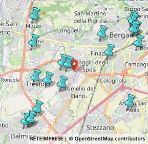 Mappa Via Luigi Galvani, 24048 Treviolo BG, Italia (2.7855)