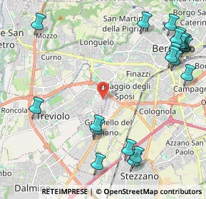 Mappa Via Luigi Galvani, 24048 Treviolo BG, Italia (2.8835)
