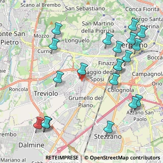 Mappa Via Luigi Galvani, 24048 Treviolo BG, Italia (2.5645)