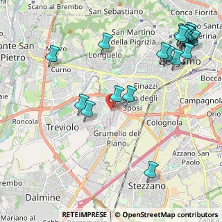Mappa Via Luigi Galvani, 24048 Treviolo BG, Italia (2.7915)