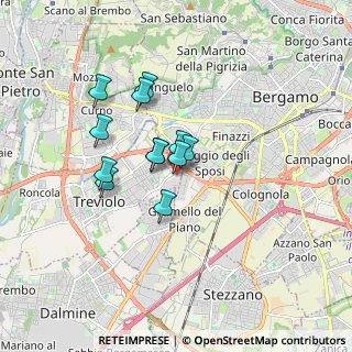 Mappa Via Luigi Galvani, 24048 Treviolo BG, Italia (1.2625)