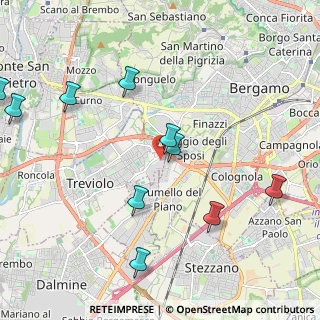Mappa Via Luigi Galvani, 24048 Treviolo BG, Italia (2.65818)