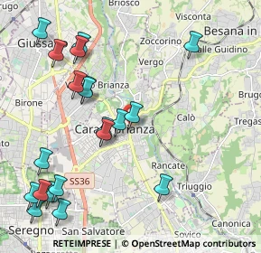 Mappa V.le Trento e Trieste, 20841 Carate Brianza MB, Italia (2.4755)