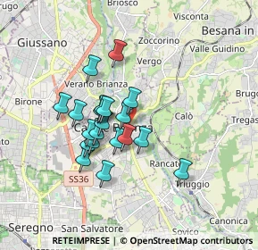 Mappa V.le Trento e Trieste, 20841 Carate Brianza MB, Italia (1.3435)