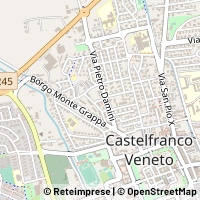 Map Castelfranco Veneto