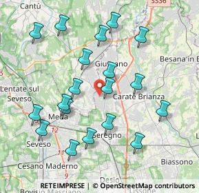 Mappa Via Monte Grappa, 20833 Giussano MB, Italia (4)