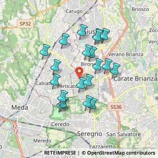 Mappa Via Monte Grappa, 20833 Giussano MB, Italia (1.6425)
