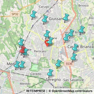Mappa Via Monte Grappa, 20833 Giussano MB, Italia (2.33353)
