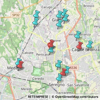 Mappa Via Monte Grappa, 20833 Giussano MB, Italia (2.39778)