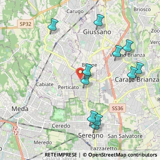 Mappa Via Monte Grappa, 20833 Giussano MB, Italia (2.28818)
