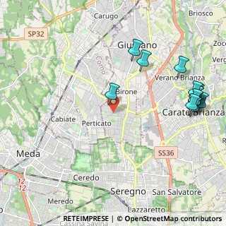 Mappa Via Monte Grappa, 20833 Giussano MB, Italia (2.61538)