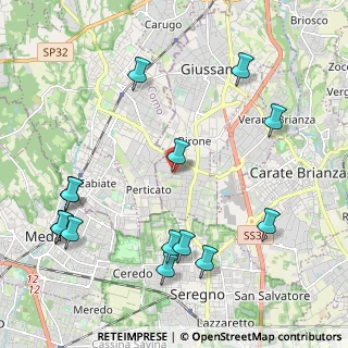 Mappa Via Monte Grappa, 20833 Giussano MB, Italia (2.55143)
